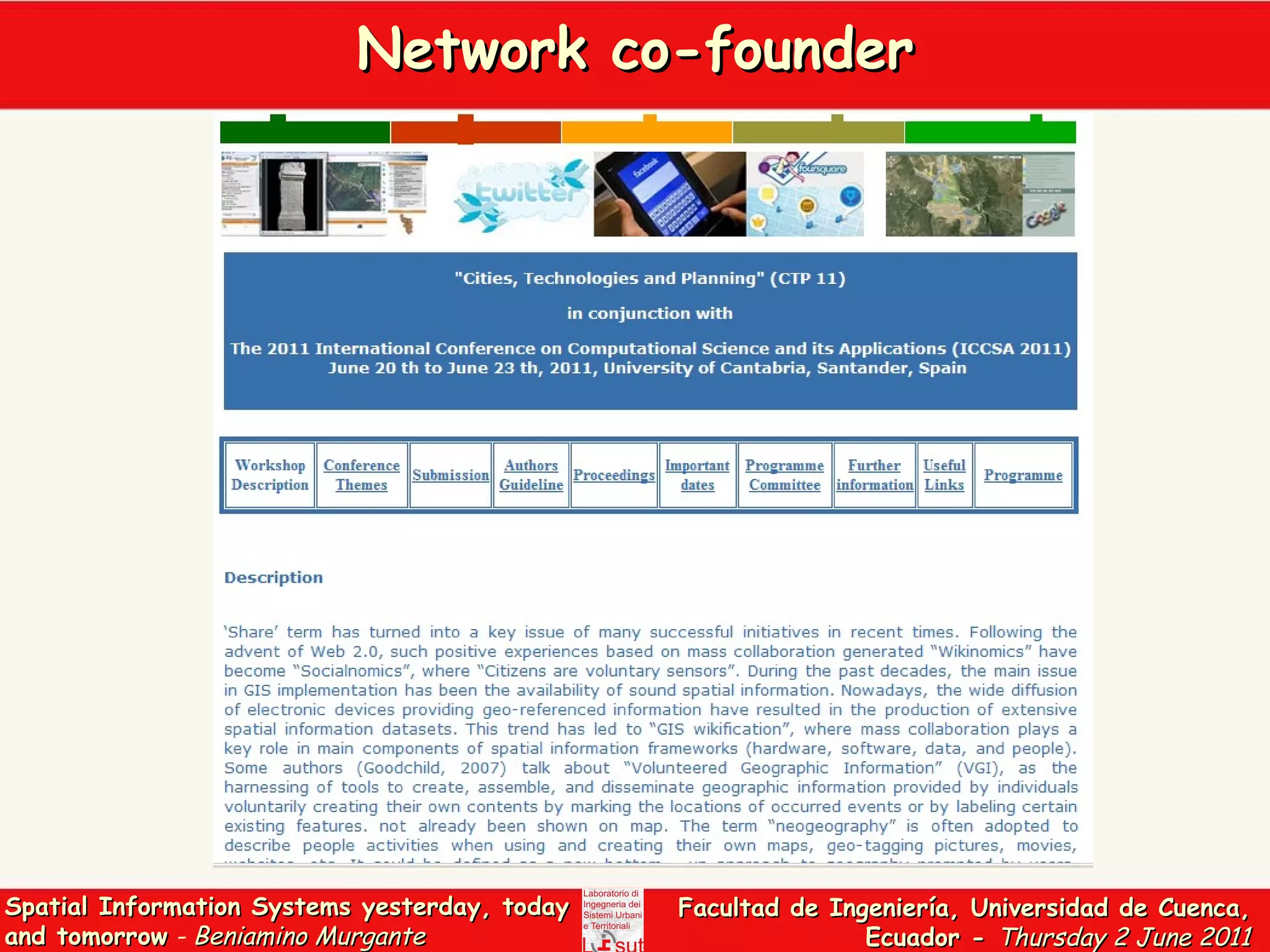 Network co-founder 