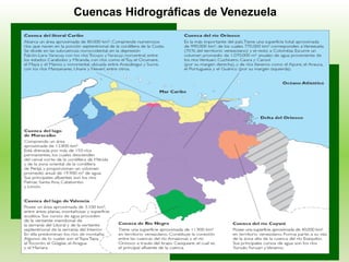 Cuencas Hidrográficas de Venezuela
 