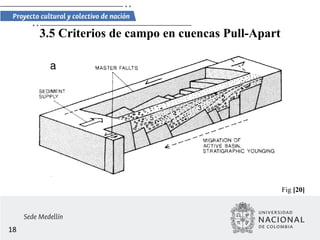 18
3.5 Criterios de campo en cuencas Pull-Apart
Fig [20]
 
