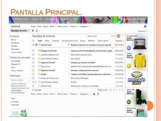 PANTALLA PRINCIPAL.
 