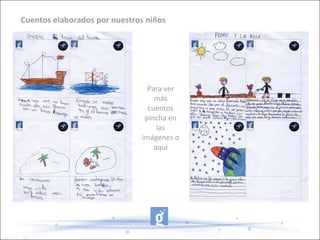 Cuentos elaborados por nuestros niños Para ver más cuentos pincha en las imágenes o aqui 