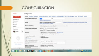 CONFIGURACIÓN
 