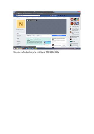 https://www.facebook.com/No-oficial-junior-888272601310686/
 