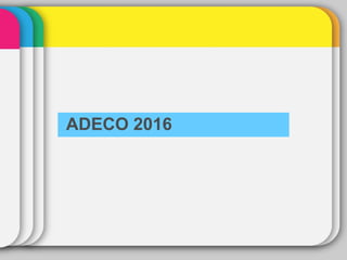 ADECO 2016
 