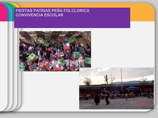 FIESTAS PATRIAS PEÑA FOLCLORICA
CONVIVENCIA ESCOLAR
 
