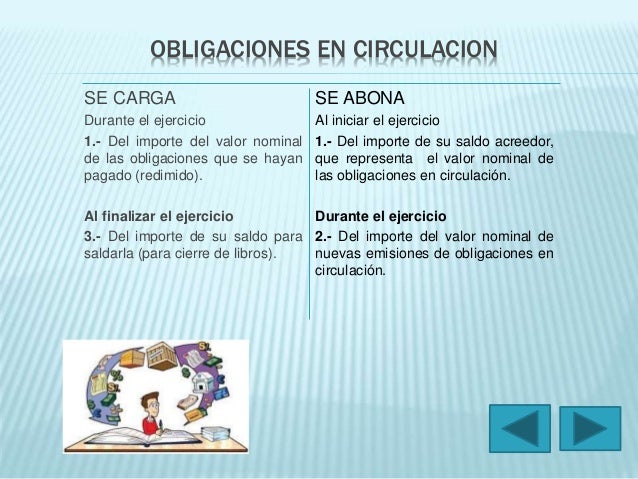 Que Son Las Obligaciones En Circulacion En Contabilidad
