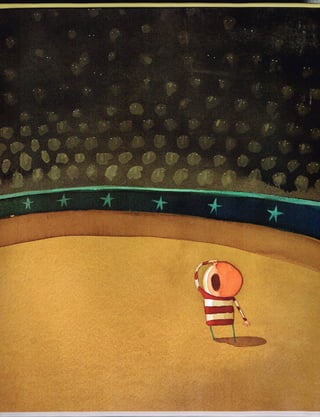 Cuento, arriba y abajo, oliver jeffers