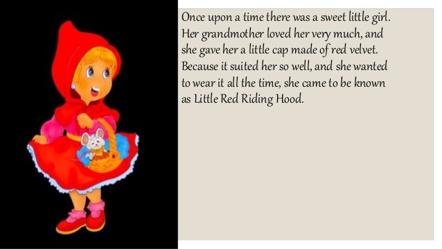 Cuento caperucita ingles