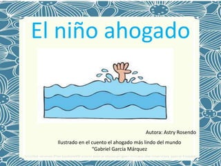 El niño ahogado
Autora: Astry Rosendo
Ilustrado en el cuento el ahogado más lindo del mundo
“Gabriel García Márquez
 