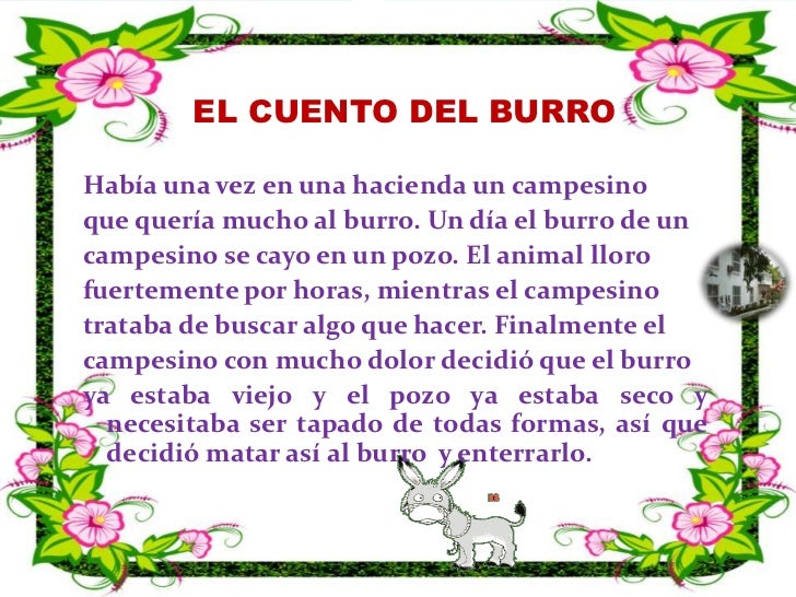 Cuento del burro