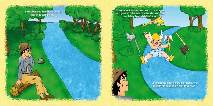 Cuento diagramado_Hermes y el leñador