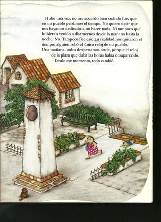 CUENTO EL MISTERIO DEL TIEMPO ROBADO