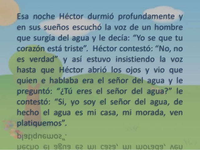Cuento el señor del agua