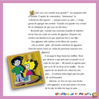 Cuentos Sobre Los Derechos Del NiñO(A)