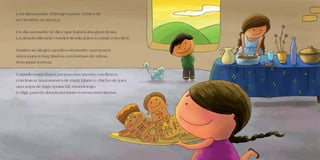 Los días pasan, el tiempo pasa, el mes de
noviembre se acerca.
Un día su madre le dice que habrá una gran fiesta.
La abuela Micaela vendrá desde lejos a cenar con ellos.
Justina se alegra, ayuda a su madre a preparar
unos panes muy lindos con formas de niños.
Son tanta wawas.
Cuando están listos prepara las mesas con flores,
con frutos, mazamorra de maíz blanco, chicha de jora,
una sopa de trigo (patachi), mondongo
y elige para la abuela las tanta wawas más lindas.
 