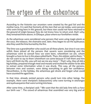 Cuentos Ashaninca: Enrique Casanto Shingari