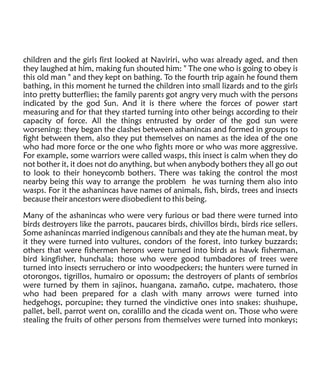 Cuentos Ashaninca: Enrique Casanto Shingari