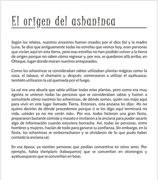 Cuentos Ashaninca: Enrique Casanto Shingari