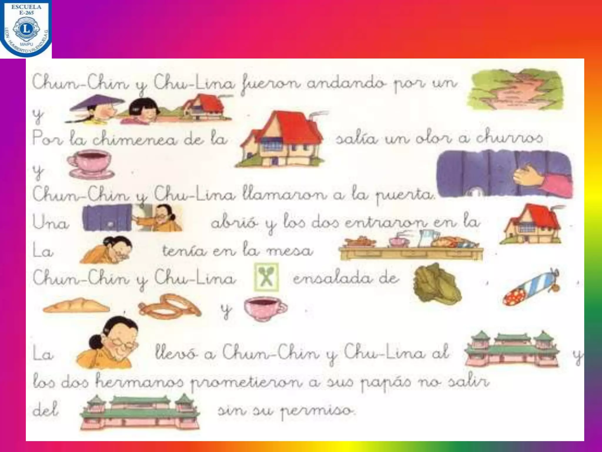 Cuentos con pictogramas