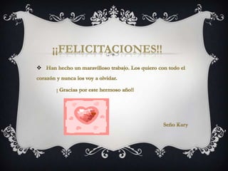 ¡¡FELICITACIONES!!

 