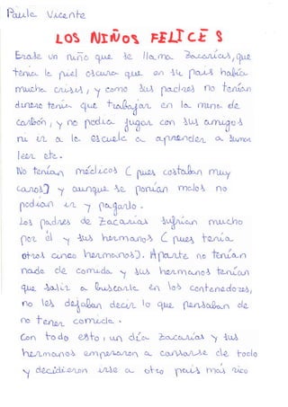 Cuentos de los  derechos del niño