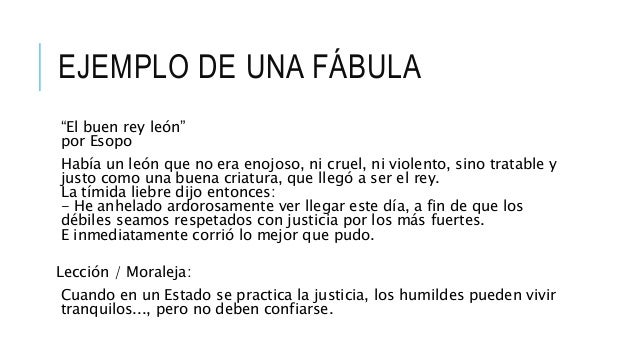 Cuentos, fábulas e historias