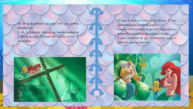 Cuento sirenita ariel.