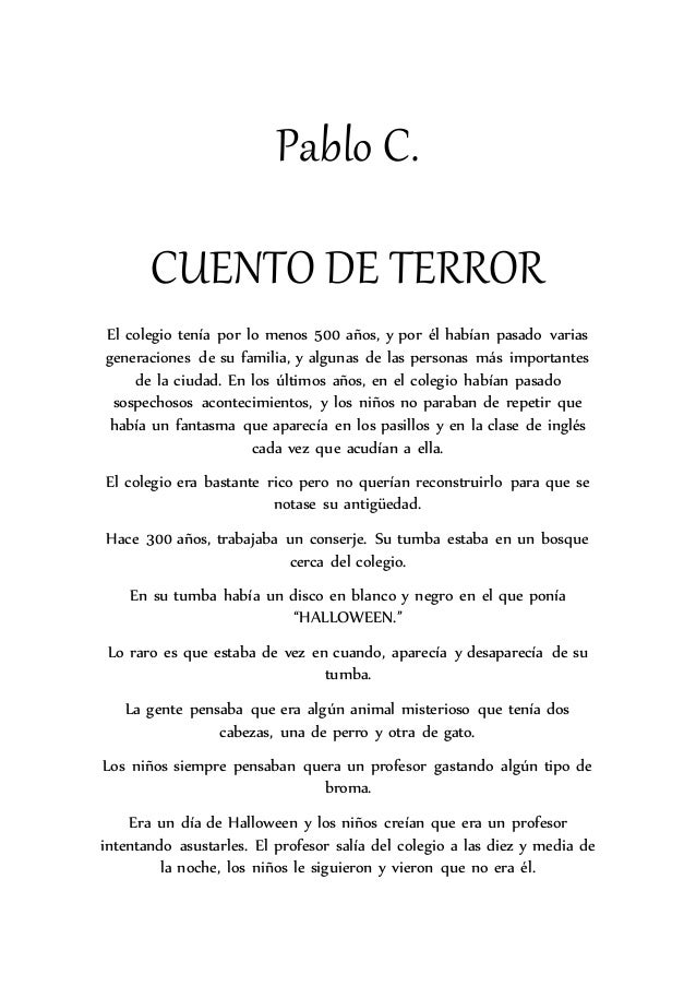 relato de terror corto cuentos de terror relato de terror corto cuentos de terror