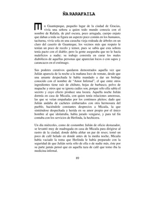 Julian Mapache Cuentos y leyendas de honduras, jorge montenegro | PDF