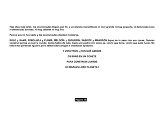 Cuento Un Planeta Maravilloso