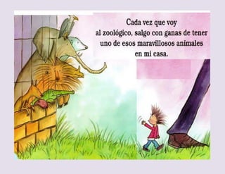 Cuento un zoologico en casa