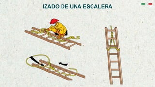 IZADO DE UNA ESCALERA
 
