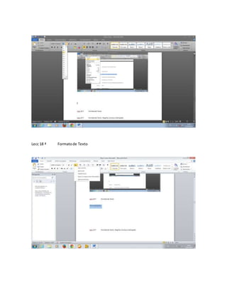Lecc 18 ª Formatode Texto
 