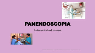 PANENDOSCOPIA
Esofagogastroduodenoscopia
Córdoba Villalobos José Angel.Procedimientos endoscopicos en gastroenterología
 