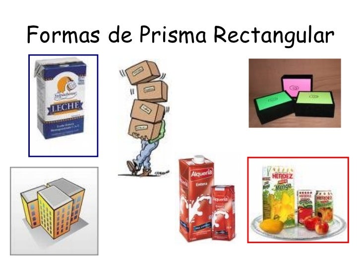 pics Dibujos Objetos En Forma De Prisma Rectangular cuerpos geometricos