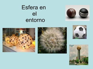 Esfera en  el  entorno 