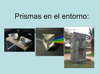 Prismas en el entorno: Prismas en el entorno: 
