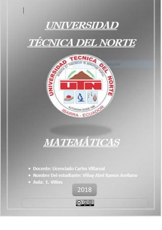 2018
Matemáticas by Abel Ramos is licensed under a Creative Commons
Reconocimiento-CompartirIgual 4.0 Internacional License.
 