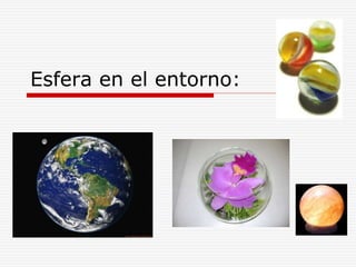 Esfera en el entorno:
 