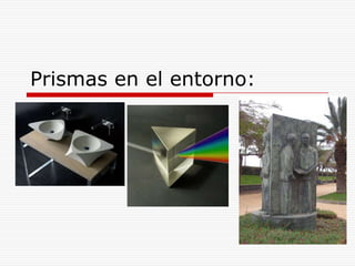 Prismas en el entorno: