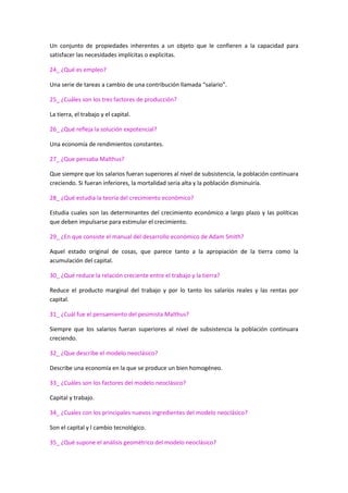 TEORIA DEL CRECIMIENTO ECOMÓMICO