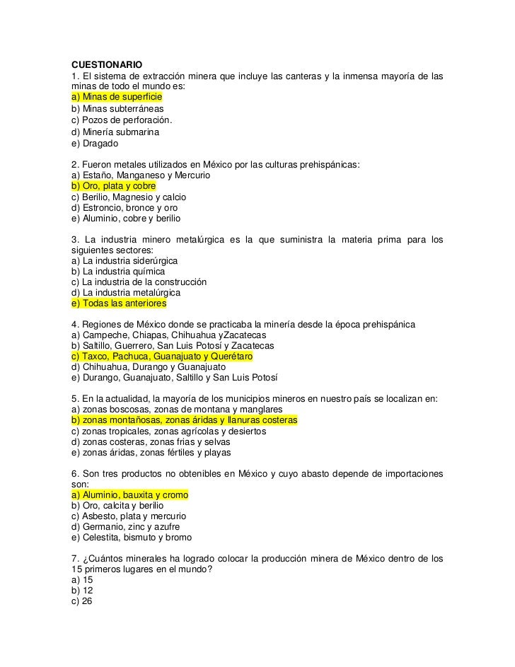 preguntas abiertas informatica cuestionario contestado de lectura quot miner 237 a quot preguntas abiertas informatica cuestionario contestado de lectura quot miner 237 a quot