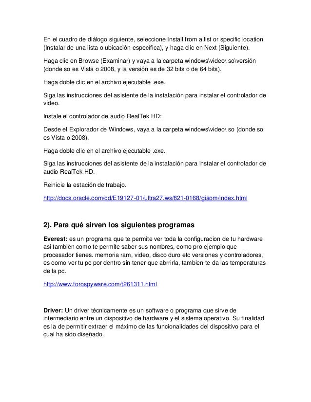 C mo bajar un controlador (driver) de Internet