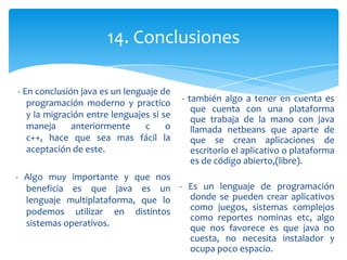 CUESTIONARIO JAVA | PPTX