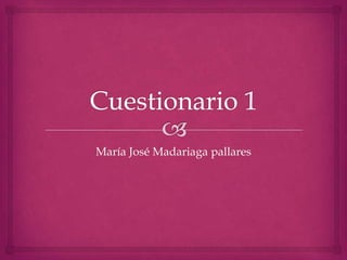 María José Madariaga pallares
 