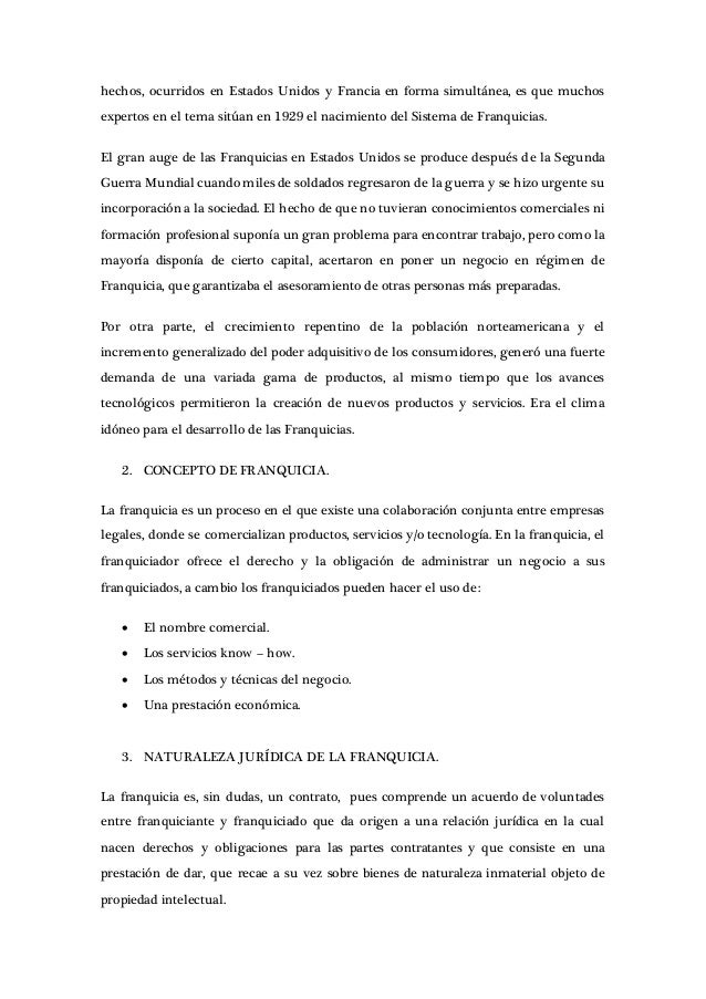 Contratos Mercantiles Cuestionario 15 Contrato De Franquicia