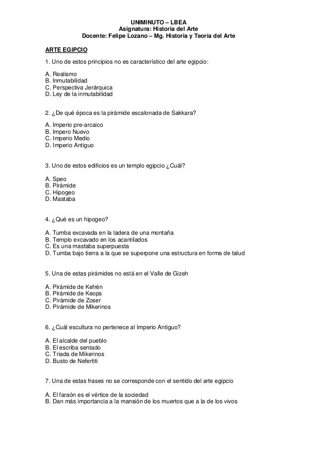preguntas de historia del arte cuestionario arte prehistoria y antiguedad preguntas de historia del arte cuestionario arte prehistoria y antiguedad