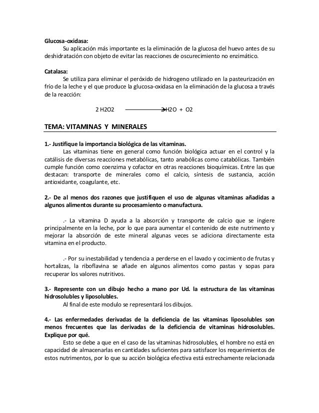 Cuestionario bloque bioquimica Cuestionario bloque bioquimica