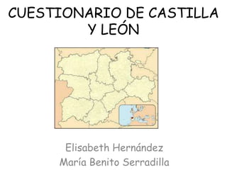 CUESTIONARIO DE CASTILLA
        Y LEÓN




      Elisabeth Hernández
     María Benito Serradilla
 