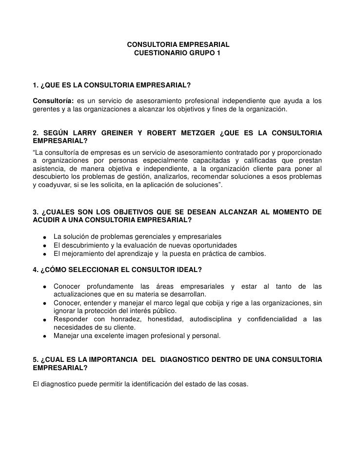 preguntas acerca de la logica cuestionario de consultoria empresarial preguntas acerca de la logica cuestionario de consultoria empresarial